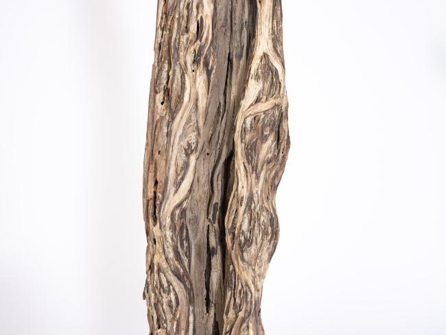 Rustikale Holzstele aus Treibholz (210 cm)